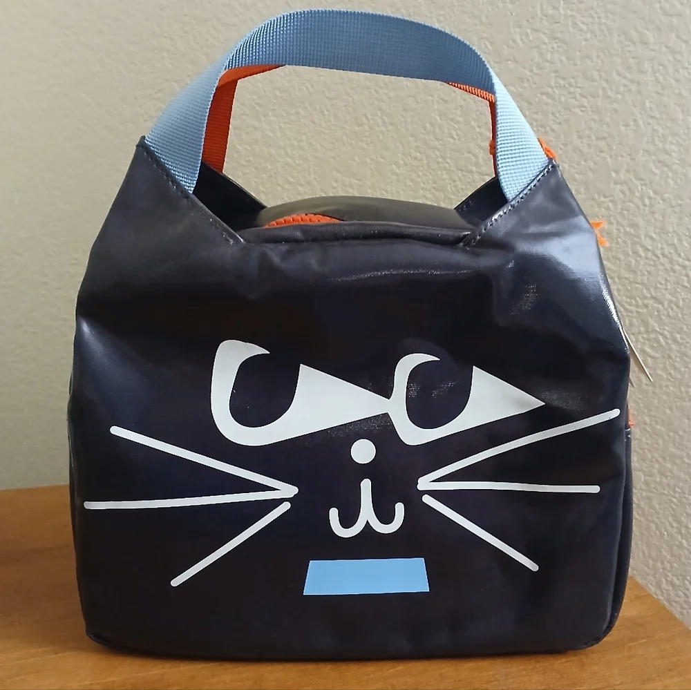 Christian Robinson Cat Face Lunch Bag - Picture 2 of 2